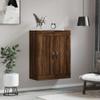 SMTSEC Storage Cabinet, Wall Cabinet, Brown Oak, 69.5 x 34 x 90 cm view 3