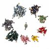 50 Seated Painted Plastic Figures, 1:32 Scale view 1