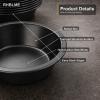RHBLME Mini Cake Pans, 5 in, Nonstick Carbon Steel, 10-Pack view 3
