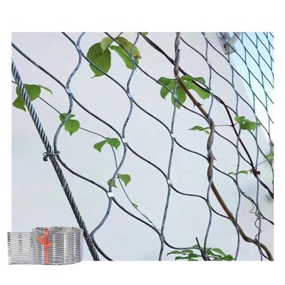 SHINGJING 304 Stainless Steel Safety Rope Net, H2 x L1 m