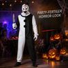 Claofoc Terrifier Art the Clown Adult Costume, 5-Piece Jumpsuit and Mask view 2