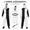 Claofoc Terrifier Art the Clown Adult Costume, 5-Piece Jumpsuit and Mask view 4