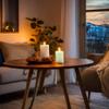 Qult Farluce Trend Cappuccino 8 + 10 cm Candle-Shaped Tealight Holder, Plastic Candle Look, with Tealight (8 H 18 cm) view 3