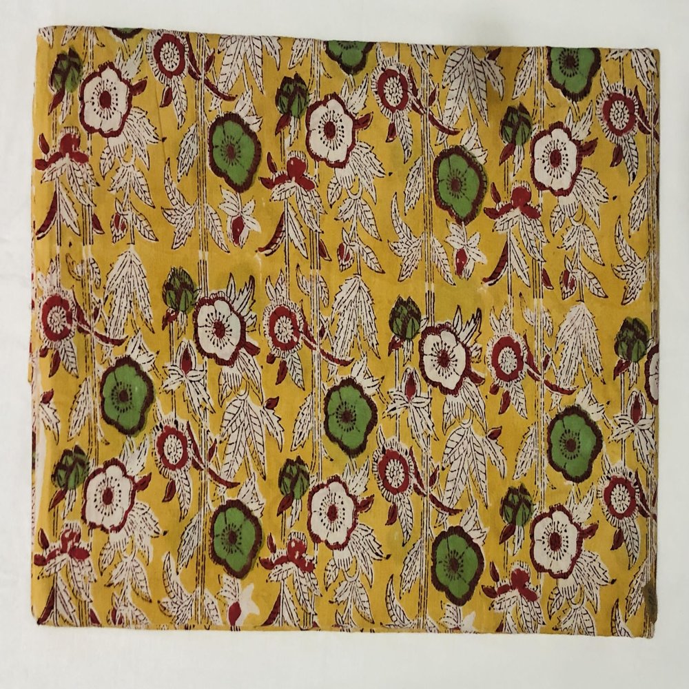 Aashita Creations 100% Cotton Floral Print Fabric by the Yard