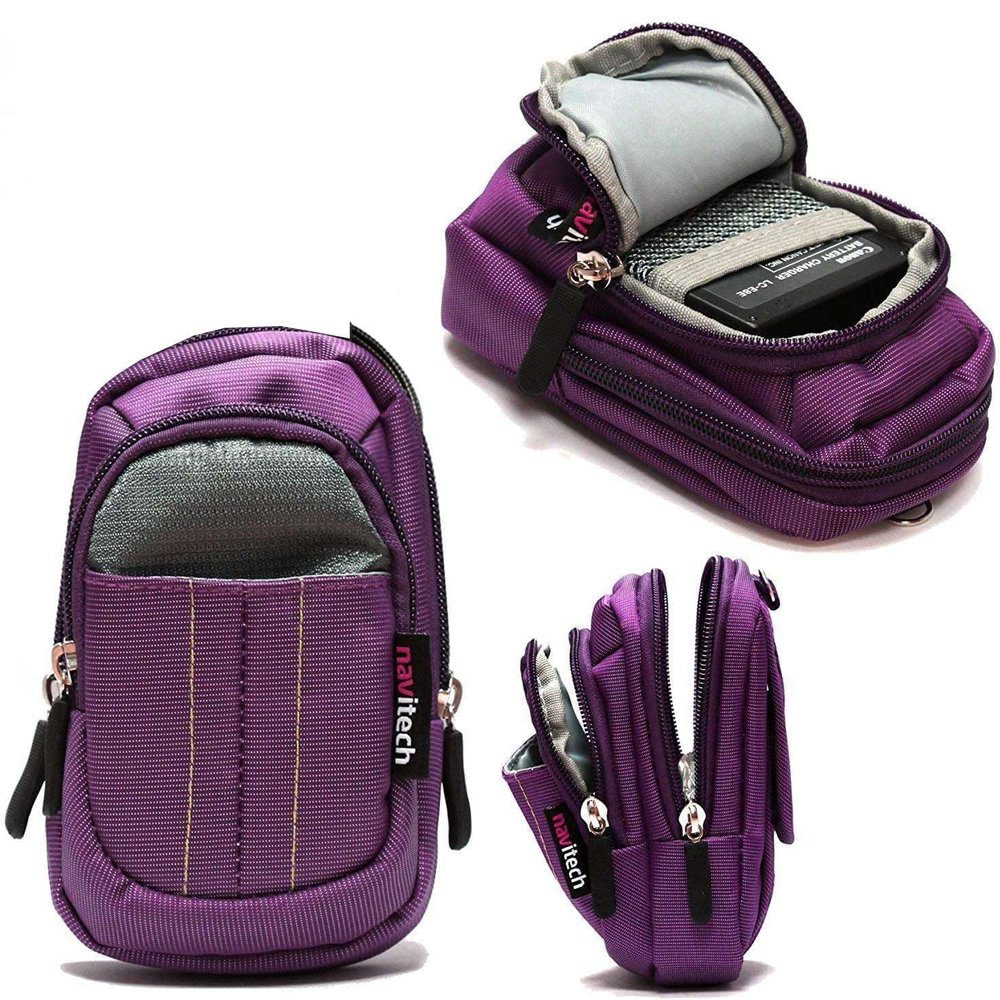Navitech Purple Camera Case Compatible with the Riokko Digital Camera
