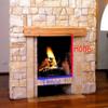 RhineCart Basics Fireplace/Pizza Oven Door, 520 x 420 mm, Heat-Resistant Glass, Steel, Left Hinges view 4