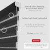 Schuette Black Flag Day & Night Double Roller Shade, 115 x 230 cm, No-Drill or Drill Mount view 2