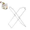 Gsycle Trash Bag Holder, 2-Pack, Portable Stainless Steel Stand view 1