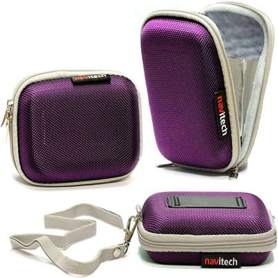 Navitech Purple Camera Case Compatible with Zostuic 2.4" LCD Rechargeable Camera