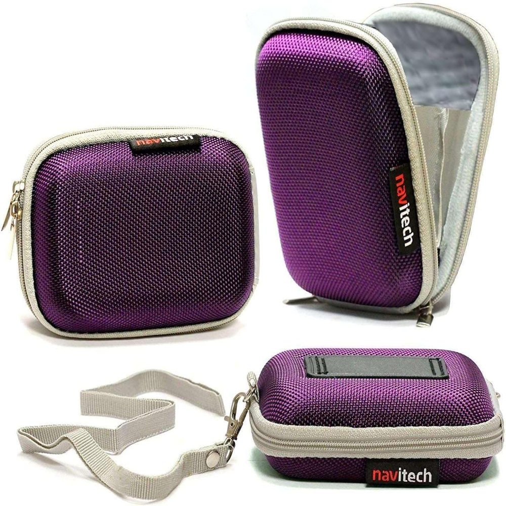 Navitech Purple Camera Case Compatible with Zostuic 2.4" LCD Rechargeable Camera