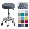 Accrol Round Stool Cover, Polar Fleece, Removable Protective Seat Cover, Beige view 2