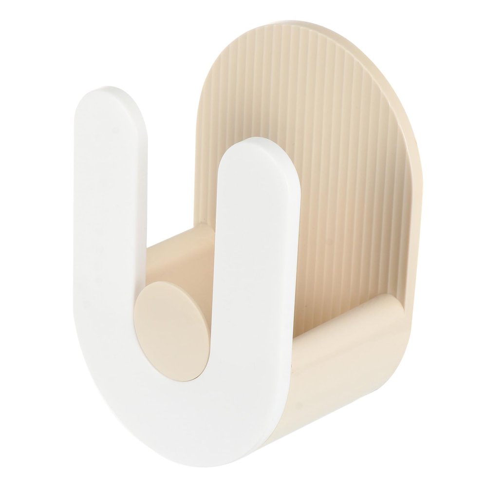 VINTORKY Wall-Mounted Pot Lid and Cutting Board Holder, Space-Saving, Drill-Free ABS Plastic