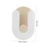 VINTORKY Wall-Mounted Pot Lid and Cutting Board Holder, Space-Saving, Drill-Free ABS Plastic view 2