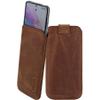 Suncase Leather Pouch Compatible with Samsung Galaxy A55 5G, Antique Coffee view 1