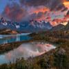 GUOHLOZ 1500-Piece Wooden Puzzle for Adults, Patagonia Mountains, Chile, 87 x 57 cm view 1