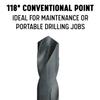 Drill America 7/8"-12 Tap and 51/64" Drill Bit Set, POU Series view 3