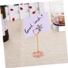 TEHAUX 18-Piece Heart-Shaped Rose Gold Photo Holder Set view 3