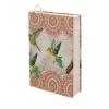 SEANATIVE Book Covers with Boho Hummingbird Print, Stretchable and Reusable, for Hardcover Textbooks up to 9 x 11 in view 1