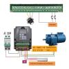 Water-Cooled CNC Spindle Motor Kit, 1.5 kW/2.2 kW, VFD, Clamp, Water Pump and ER Collets view 3