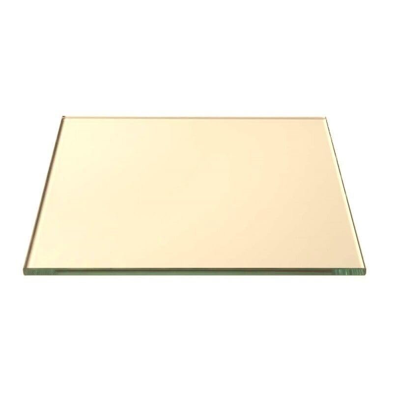 Fireplace Glass 17.3 x 15.1 cm / 15.1 x 17.3 cm, 4 mm Heat-Resistant Stove Glass