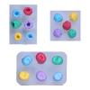 HIRAIDAI 3-Pack Silicone Fondant Molds, 3D Cherry, Raspberry & Mulberry Cake Decorations view 1