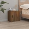 Wall-Mounted Nightstand, Brown Oak Look, 50 x 30 x 47 cm view 2