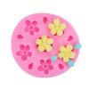 HIRAIDAI Silicone Fondant Cake Molds, 2-Piece Flower Petal Drop Set view 4