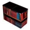 Desk Pen Holder, Black Wood Bookshelf Pencil Cup view 1