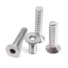 5/10/50 pcs M1.6 M2 M2.5 M3 M4 M5 M6 M8 304 A2 Stainless Steel DIN 7991 Hex Socket Countersunk Screws (12 mm, M1.6, 50 pcs) view 1