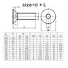 5/10/50 pcs M1.6 M2 M2.5 M3 M4 M5 M6 M8 304 A2 Stainless Steel DIN 7991 Hex Socket Countersunk Screws (12 mm, M1.6, 50 pcs) view 2