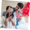 STOBOK 16-Piece Valentine's Day Cards with Heart Designs, Greeting Cards for Birthdays and Weddings, Writable High-Quality Paper, Bright Colors view 2