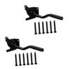 HEMOTON 2-Pack Iron Gravity Gate Latches, Self-Locking view 1