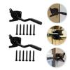 HEMOTON 2-Pack Iron Gravity Gate Latches, Self-Locking view 3