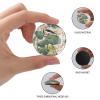 Evans1nism Asian-Style Glass Refrigerator Magnets, Nympheus Lily Pad Pistachio view 2