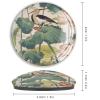 Evans1nism Asian-Style Glass Refrigerator Magnets, Nympheus Lily Pad Pistachio view 3
