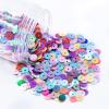3 mm AB Pink Flat Round Sequins, 10 g/Bag, Approx. 3,000 Pieces view 2