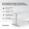 Standing Desk Laptop Adjustable-Height Desk 120 x 60 cm | Electric Office Table with 4 Memory Presets | Height-Adjustable Desk 70–120 cm | Ergonomic Office Desk view 3