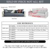 HonunG Faux Leather Sofa Cover, Dark Gray, 110 x 160 cm view 2