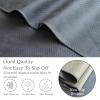 HonunG Faux Leather Sofa Cover, Dark Gray, 110 x 160 cm view 4