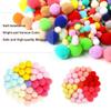 8/10/15/20/25/30 mm Pom-Pom Balls, Soft Fluffy Multicolor Pom-Poms, Highly Elastic, DIY Craft Supplies, 34 Blue, 10 mm, 200 pcs view 4