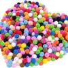 8/10/15/20/25/30 mm Pom-Pom Balls, Fluffy Soft Pom-Poms, Multicolor, Highly Elastic, DIY Craft Supplies, No. 23 Light Gray, 15 mm, 100 pcs view 2