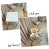 UKCOCO 2-Piece Set of Square PVC Table Stickers view 2