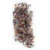 OUNONA 1 Pack of Colorful Natural Stone Decor in Irregular Shapes view 1