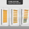Rettika Sunny Double Roller Blind, No-Drill Clip-On, 135 × 150 cm view 4