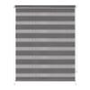 Rettika No-Drill Double Roller Blind, Dark Gray, 80 x 150 cm view 1