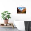 CustonCares Wood Sign "Zion National Park Established," Mountain Lake, 12 x 8 in, Watercolor Travel Art, Distressed Wall Decor view 4