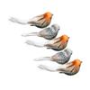 5-Piece Artificial Sparrow Figurine Set for the Garden view 1