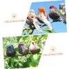 5-Piece Artificial Sparrow Figurine Set for the Garden view 2