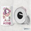 timalo Personalized Unicorn Piggy Bank with Name view 2