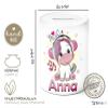 timalo Personalized Unicorn Piggy Bank with Name view 3